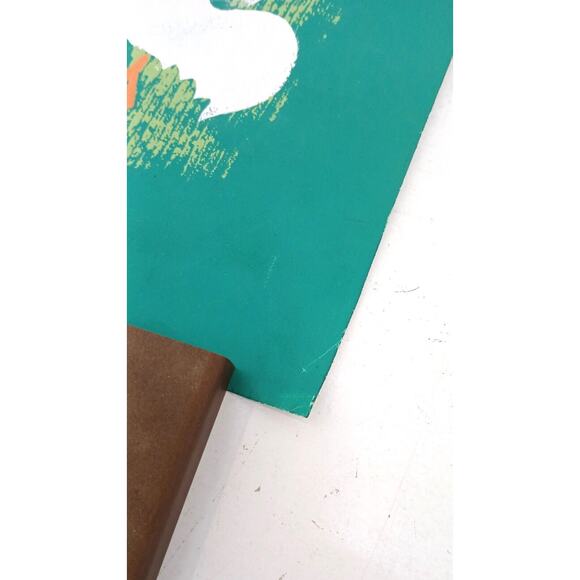 VTG Chinese Folk Art Farmer White Chicken Painting 21 1/2" x 15 1/4" Farm Decor - Picture 9 of 16